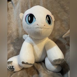 Build A Bear DreamWorks Light Fury How To Train Your Dragon White Plush